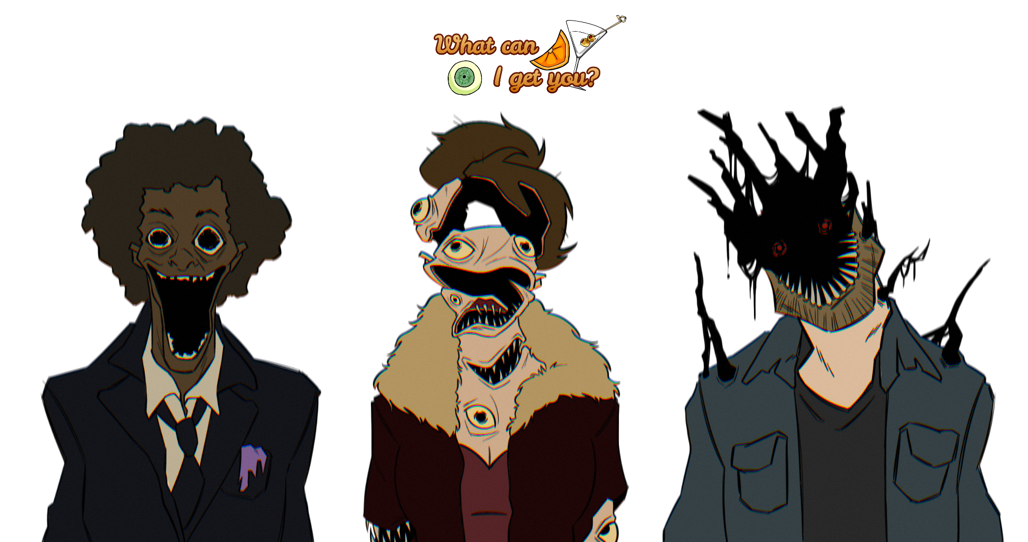 Full Horror Character Line Up Full Horror Character Line Up